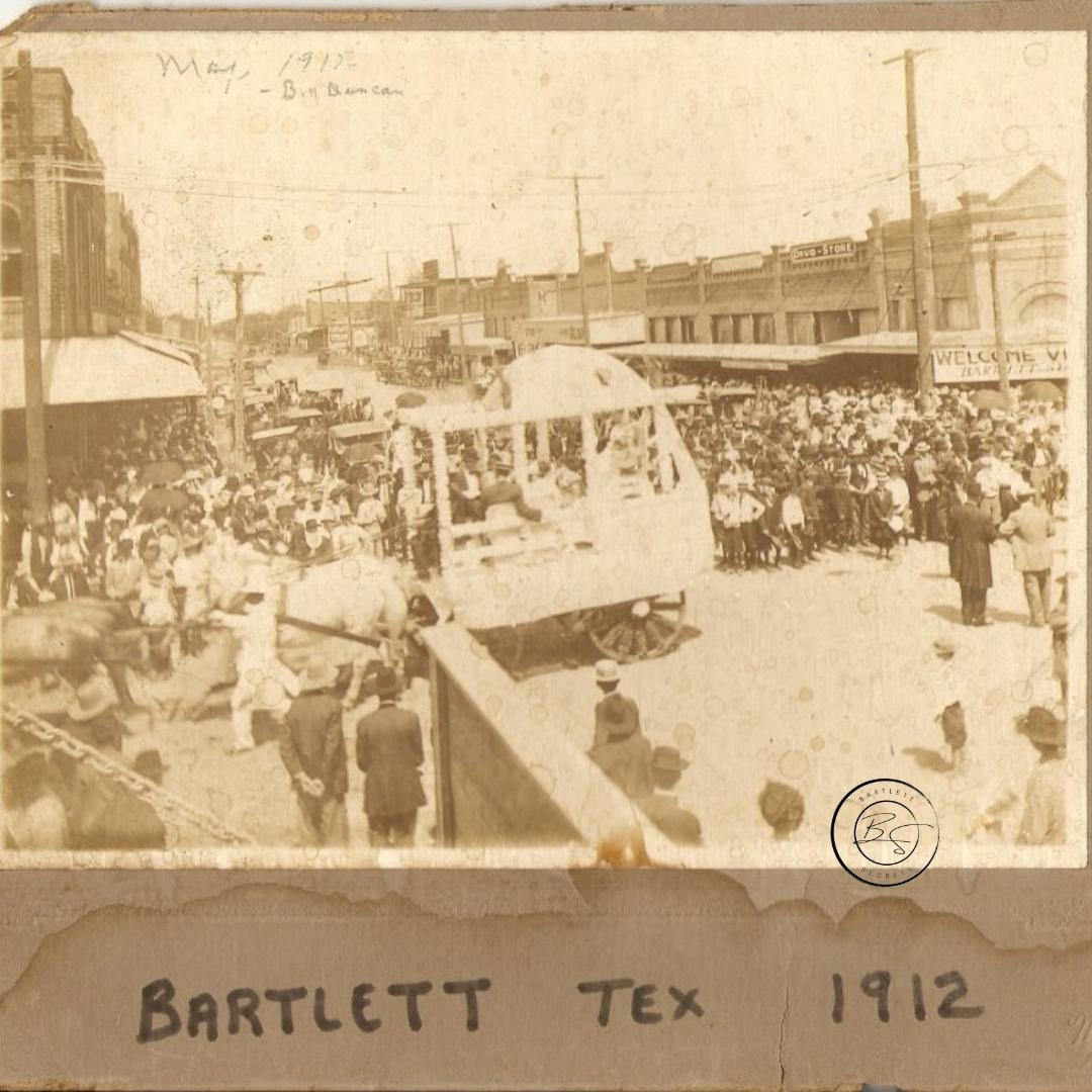 Bartletts Texas Bartlett Tx Historic Bartlett Photos Bartletts History Jennifer Tucker Bartlett Secrets Downtown May 1912 Bill Duncan