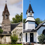 The Bartlett First Presbyterian Church Before And After - BartlettScrets.com - Jennifer Tucker